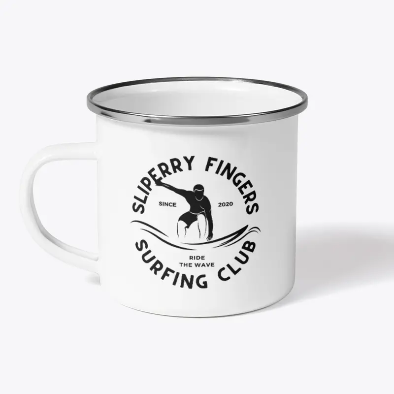 Slippery Fingers Surfing Club Mug